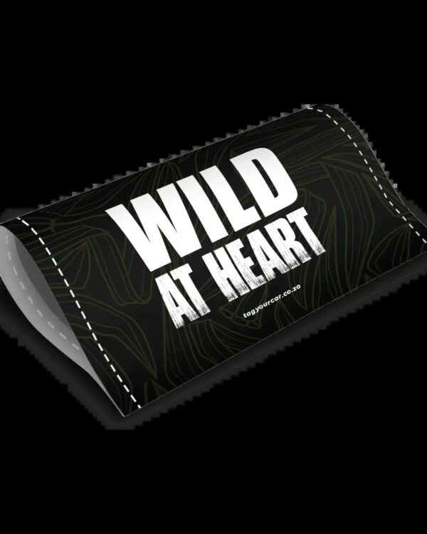 car tag - Tag Your Car - Wild at Heart