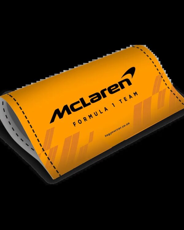 car tag - Tag Your Car - F1 - McLaren Racing - Orange