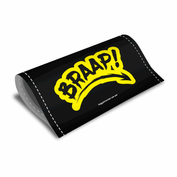 Tag Your Car-Curve Braap tag-car tag