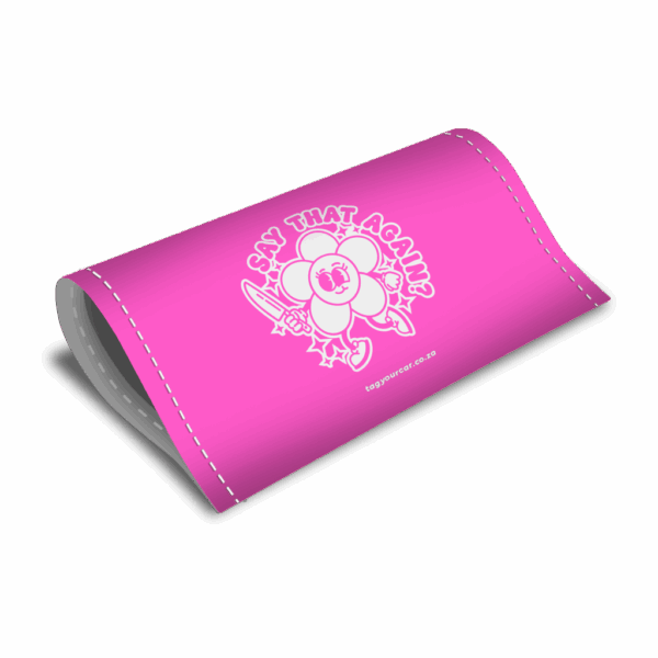 Tag Your Car - Murder Flower - car tag